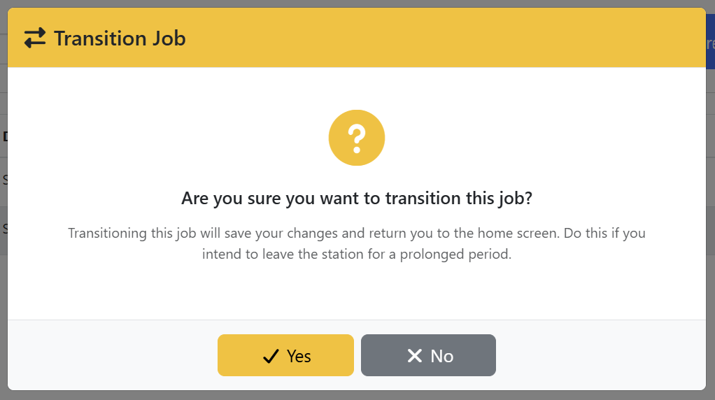Transition Job